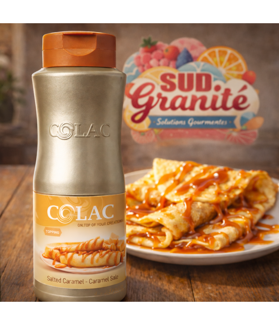 topping caramel au beurre salé 1kg nappage professionnel desserts