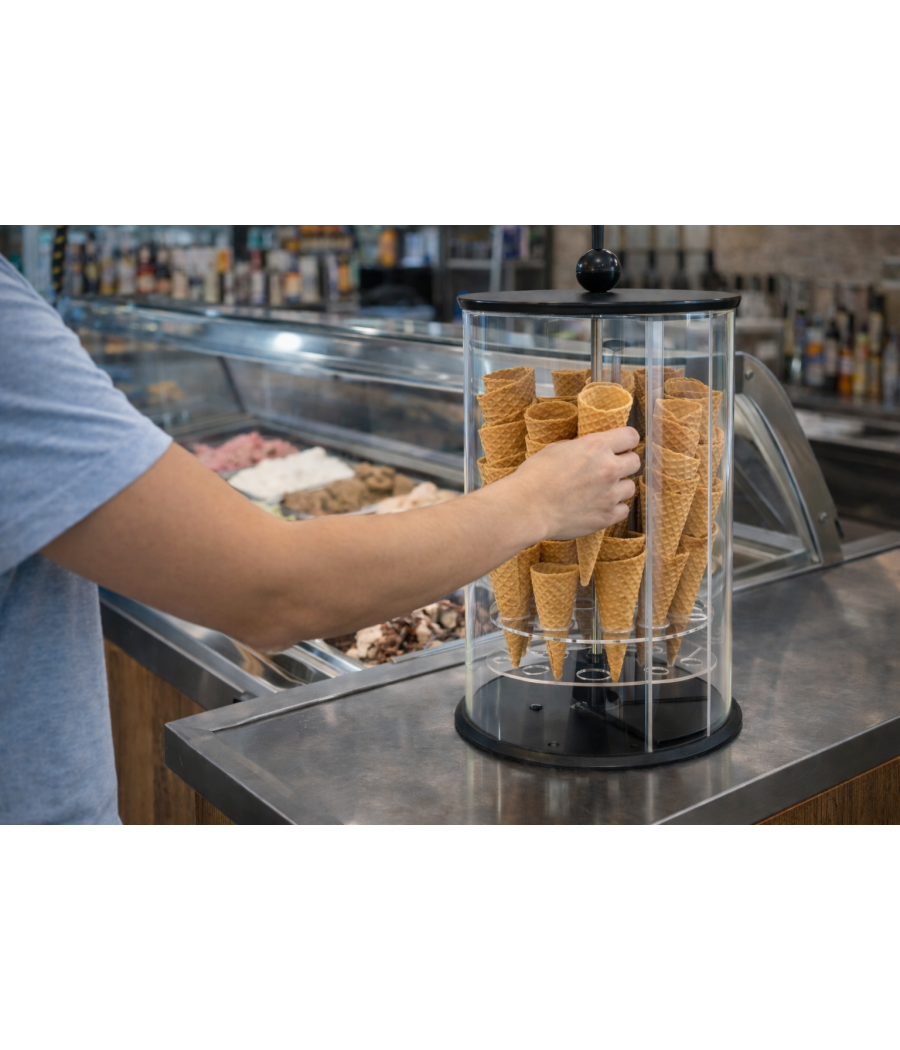 Système rotatif porte-cornets professionnel
